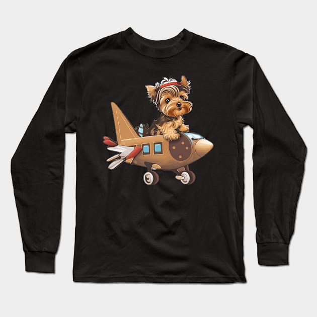 yorkshire terrier Long Sleeve T-Shirt by RTBrand